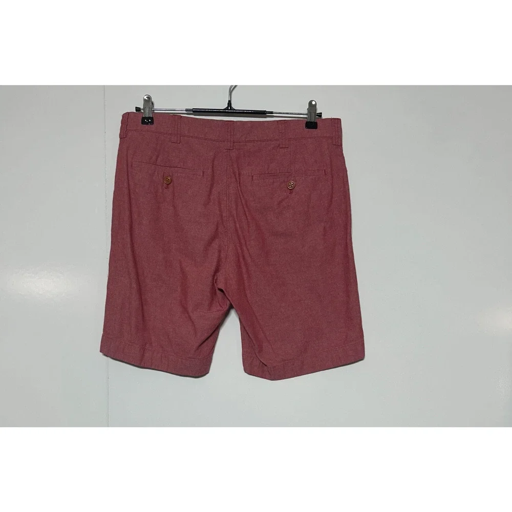 J Crew Shorts Mens‎ 32W Red Chambray Gramercy Chino Actual 32X9 Casual